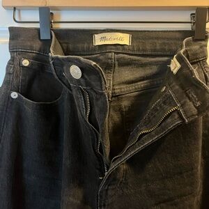 Madewell Perfect Vintage Wide Leg Jeans | BLACK SIZE 25